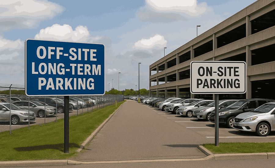 Why Off-Site Long-Term Parking is Safer Than On-Site Parking