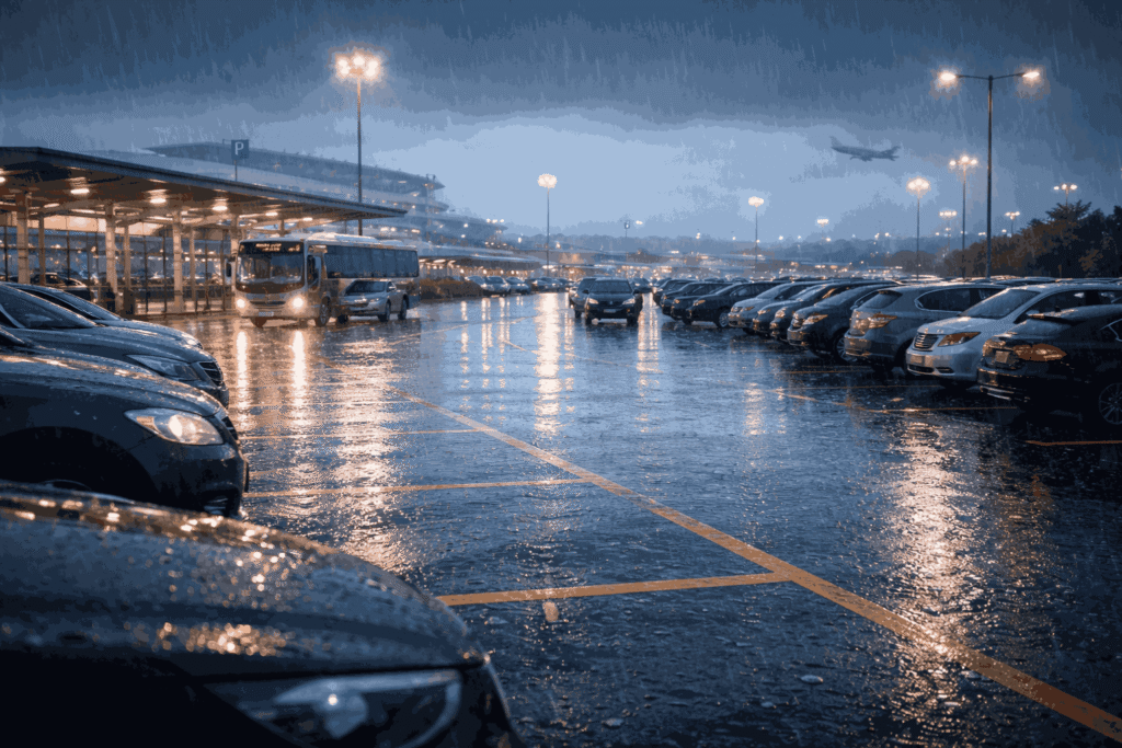How Rain Influences Airport Parking