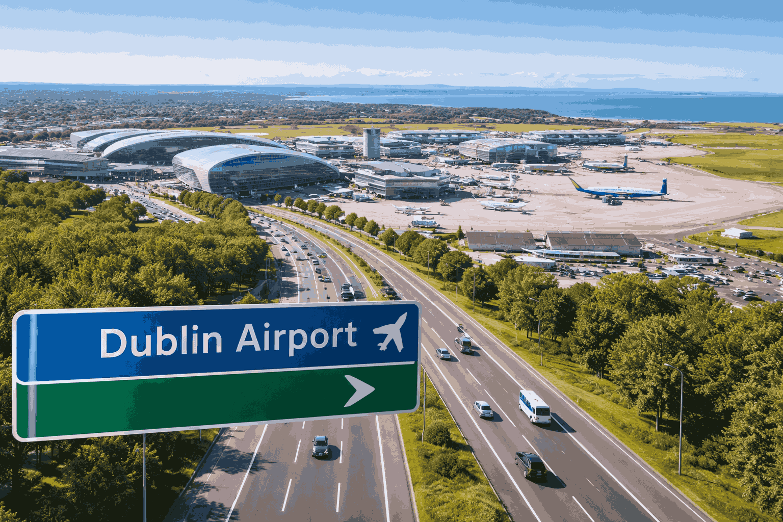 Location and Distance From Dublin Airport