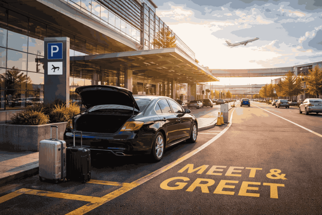 Meet and Greet Parking as the Closest Practical Option