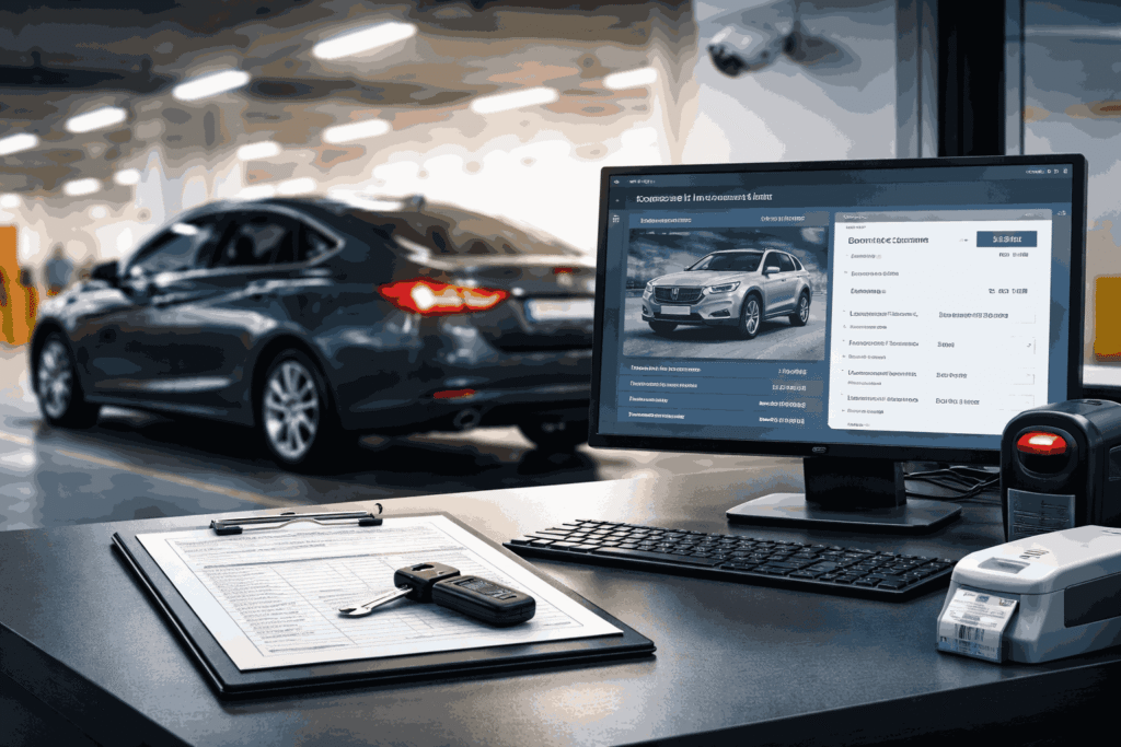 Your Car Is Checked In and Logged Securely