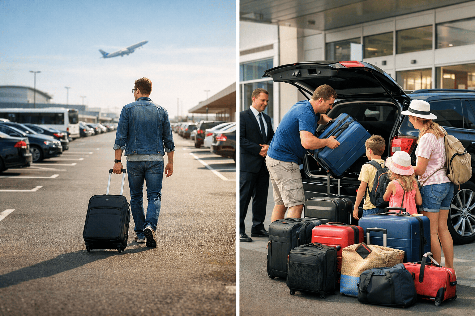 Long-Stay vs Meet and Greet Luggage Perspective