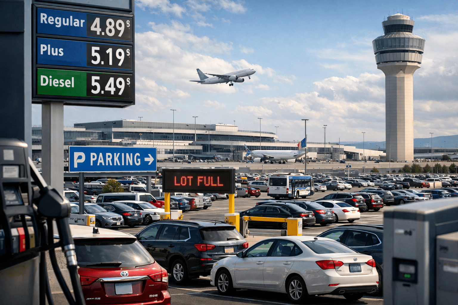 The Economics of Airport Parking During Fuel Price Changes